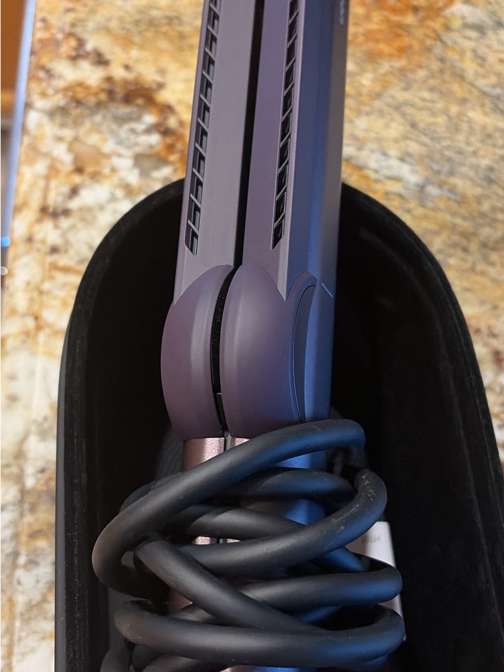 Dyson Purple and pink Airstrait Hair Straightener